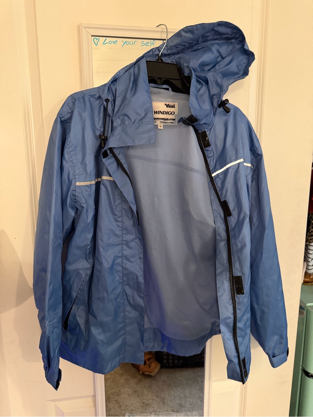 Windigo Blue Lightweight Rain Jacket
